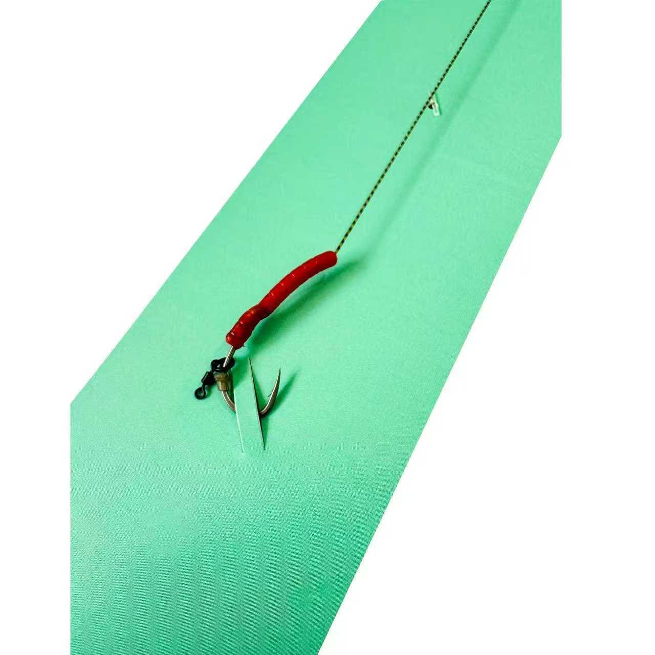 "No-Knot" All-In-1 Solid Bag Rig System (Fused Leader & Hook)