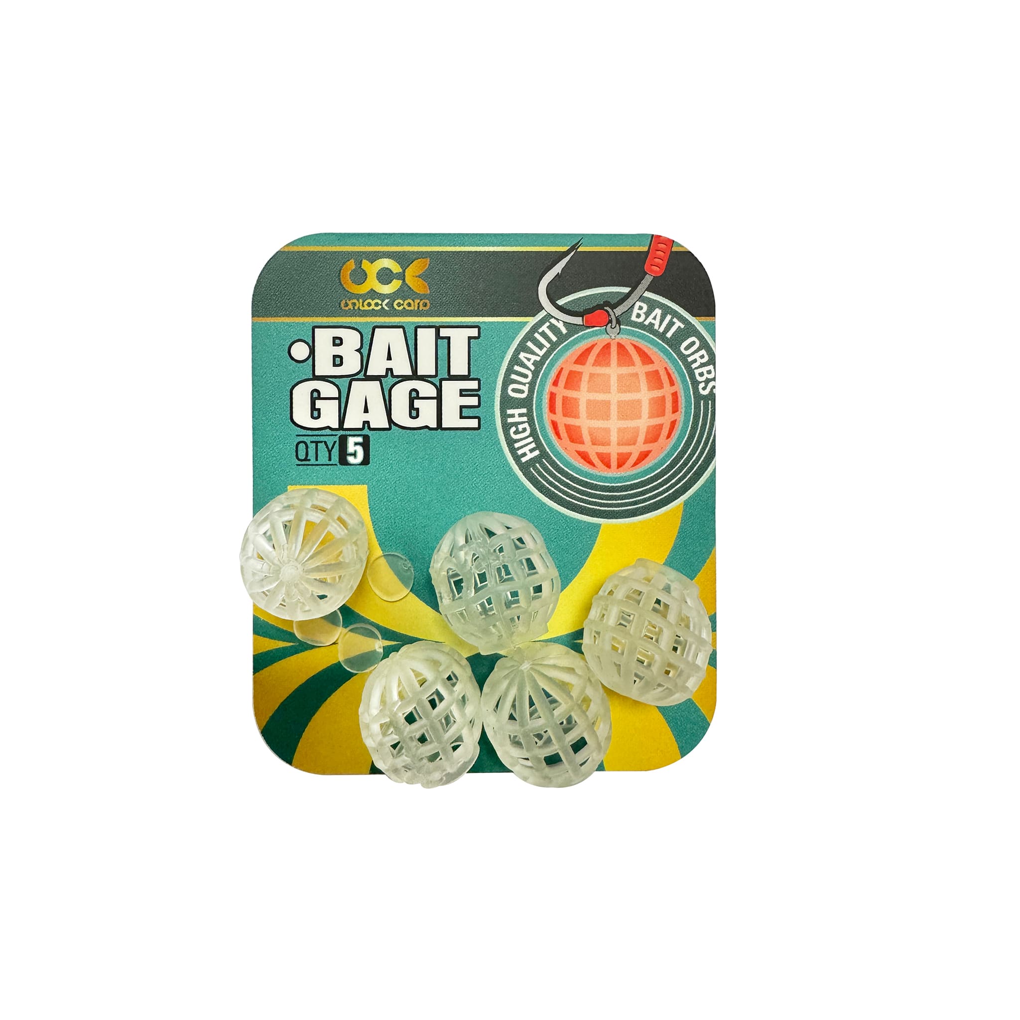 "Bait Cage" Orbs / Paste Retainers (5 Pack) - Protective Bait System