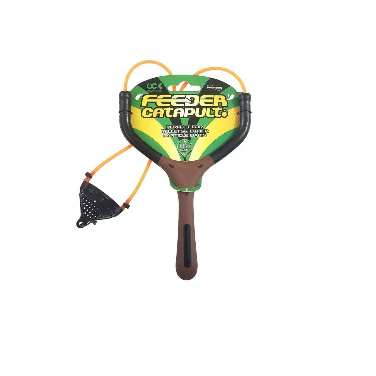 "Power" Feeder Catapult - For Pellets & Particles (Rigid Pouch)