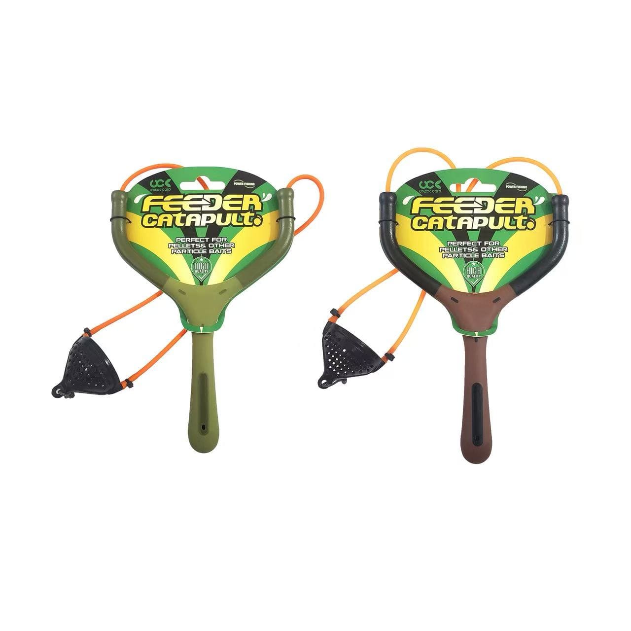 "Power" Feeder Catapult - For Pellets & Particles (Rigid Pouch)