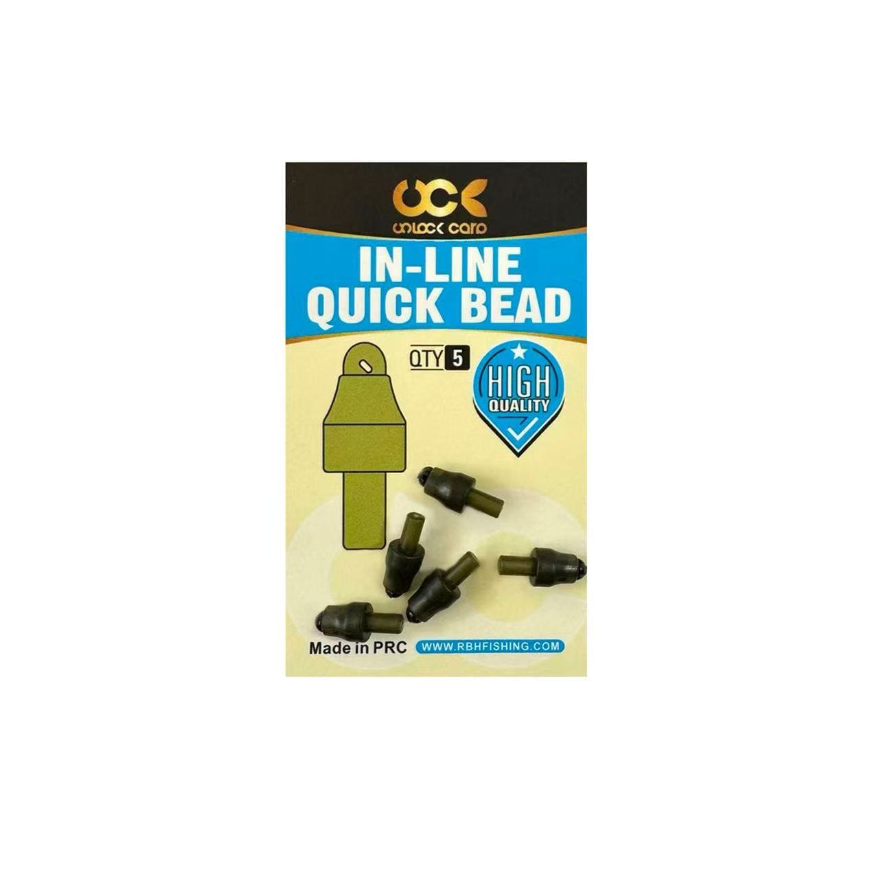 "In-Line" Stemmed Quick Change Beads (5 Pack) - For Inline Leads