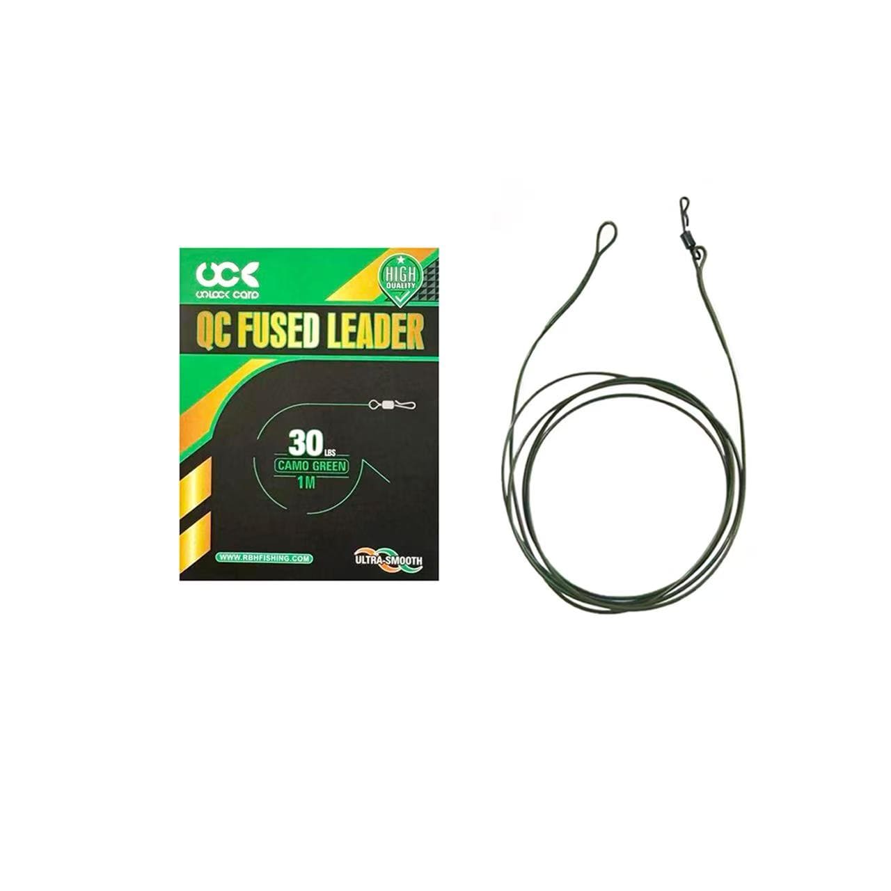 "Ultra-Smooth" QC Fused Leader (1m / 30lb) - Ready Tied
