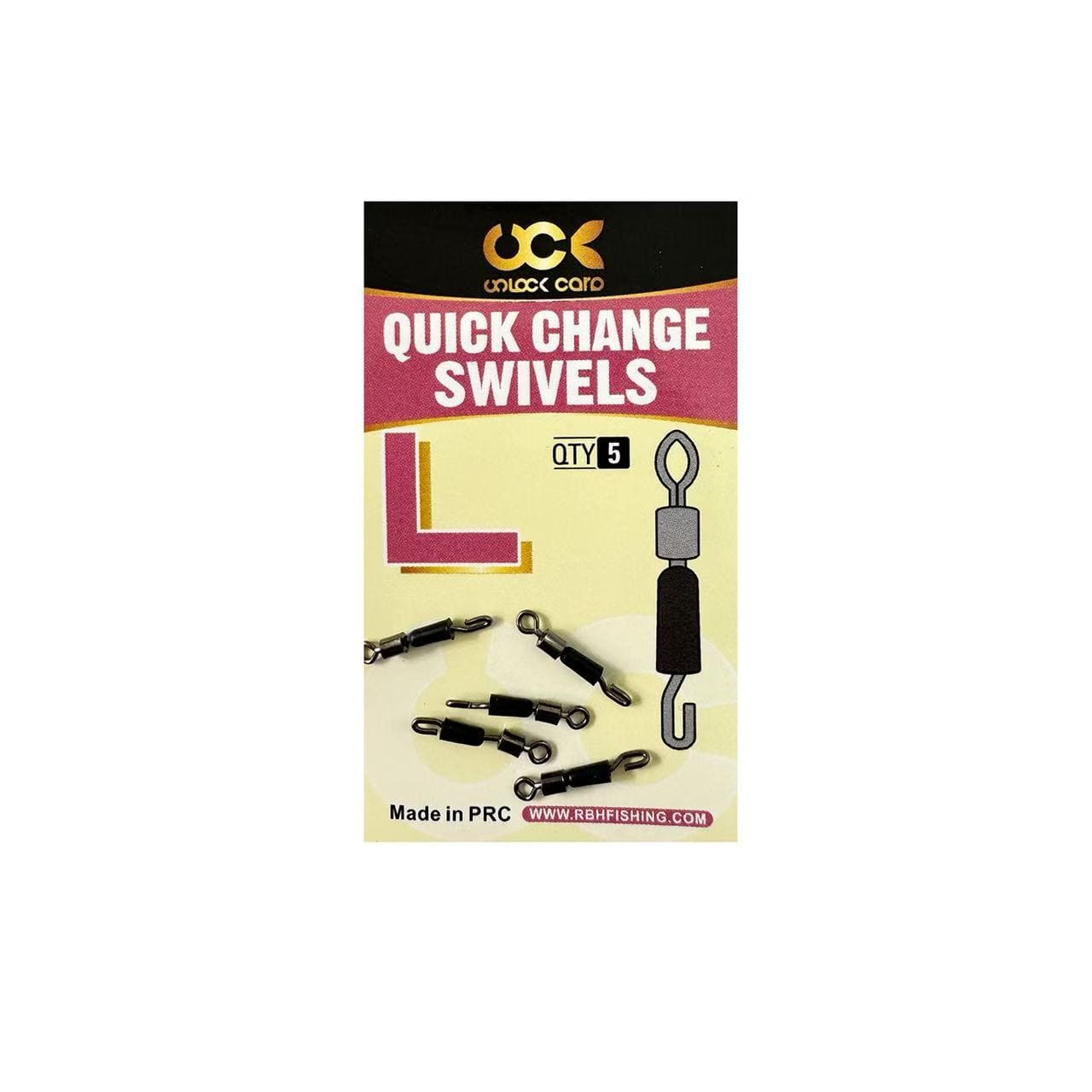 "Matte Black" Quick Change Swivels