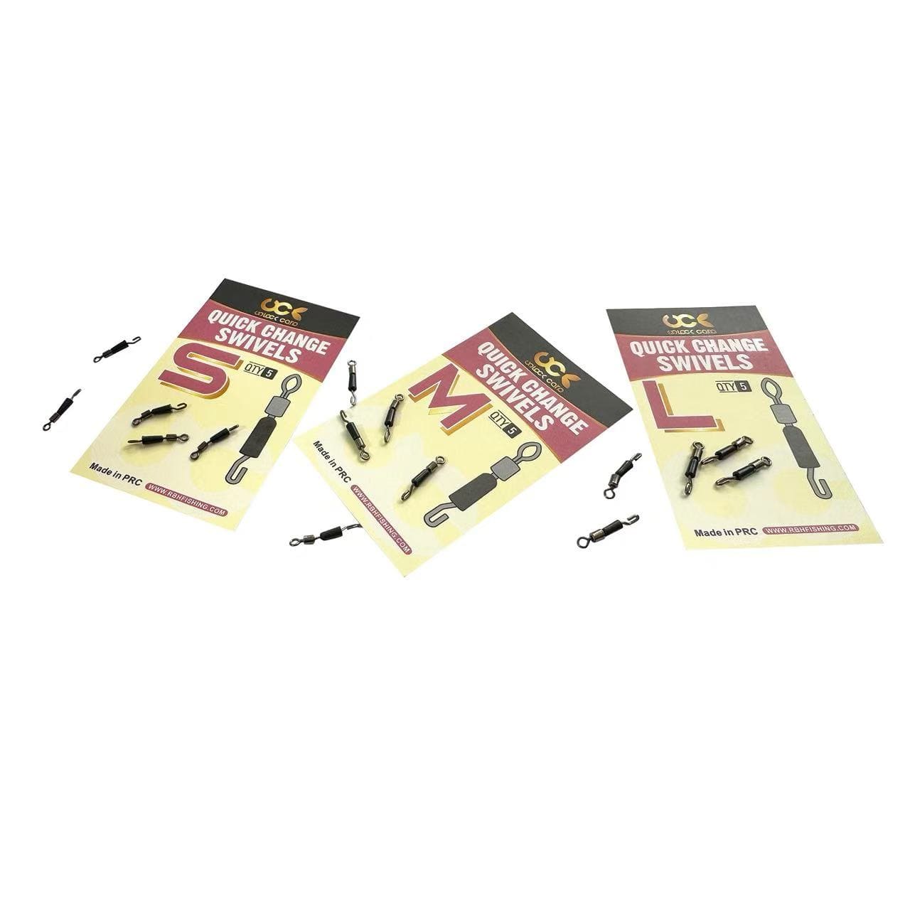 "Matte Black" Quick Change Swivels