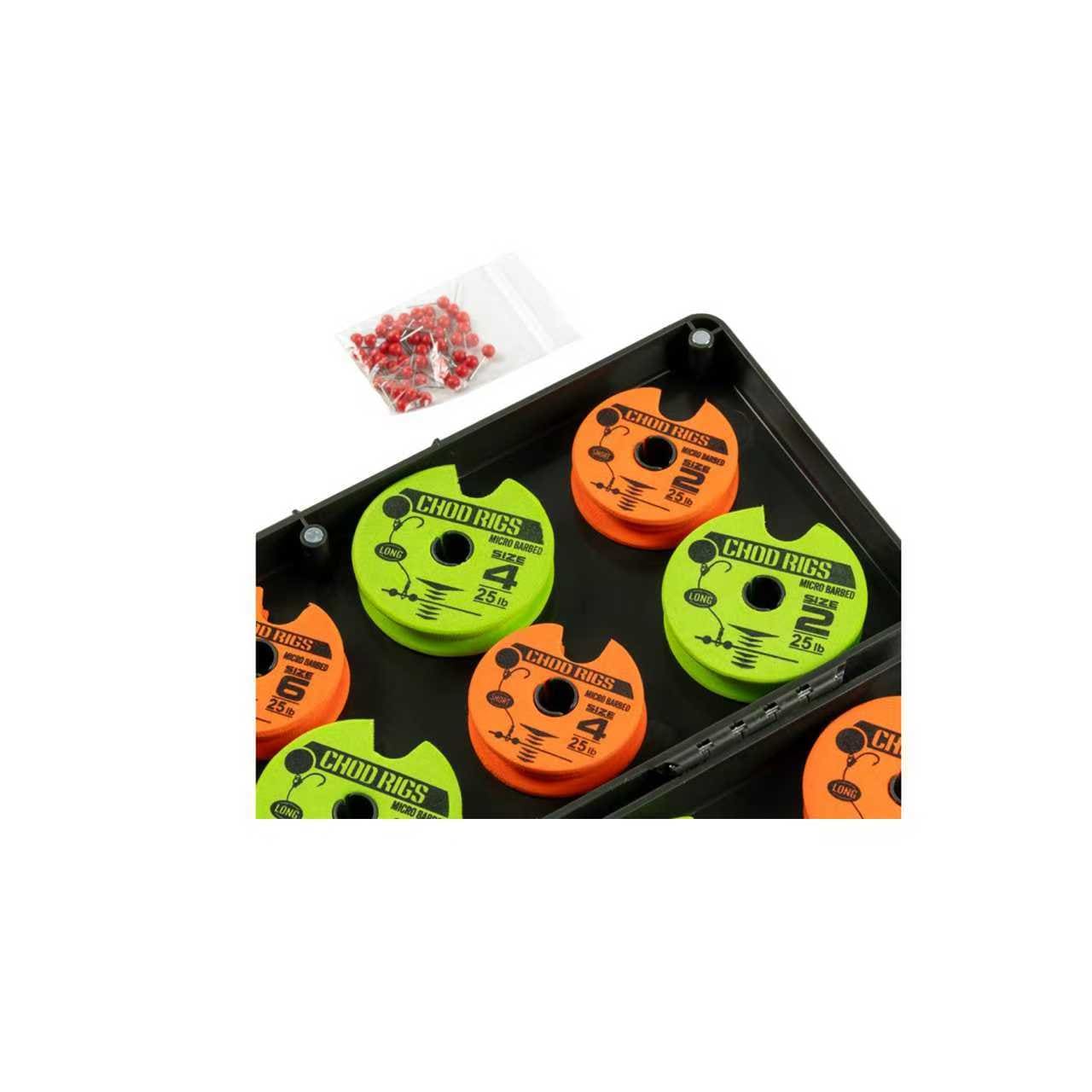 Premium "Chod Rig" Spool Box Storage System (Includes 50 Pins)