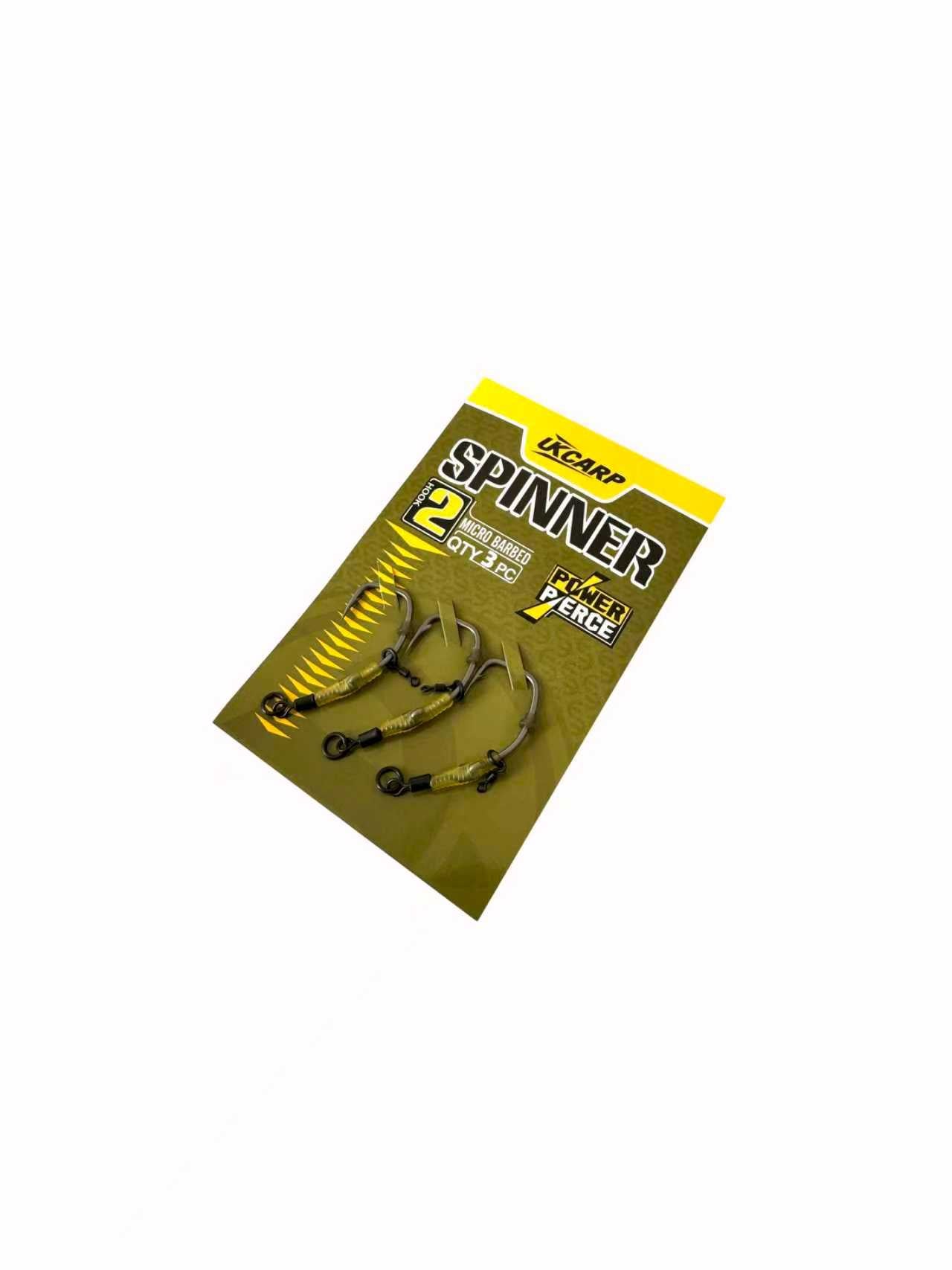 UKCARP "Power Pierce" Spinner Rigs (3 Pack)