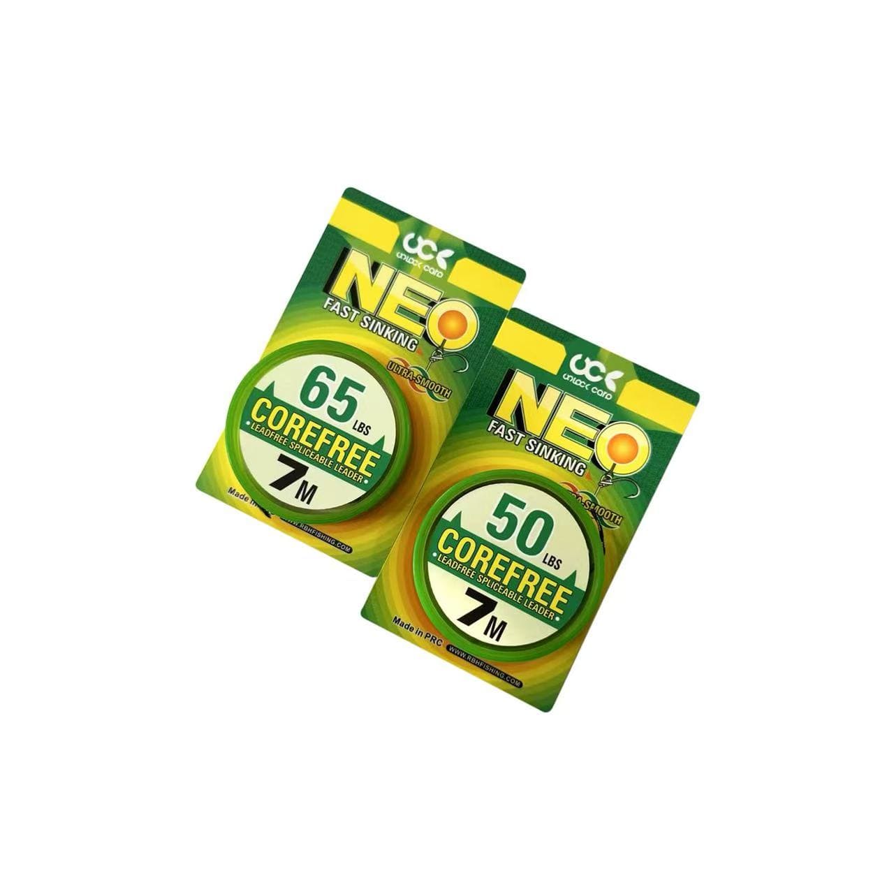 NEO "CoreFree" Leadless Leader (7m) - Fast Sinking & Spliceable (50lb / 65lb)