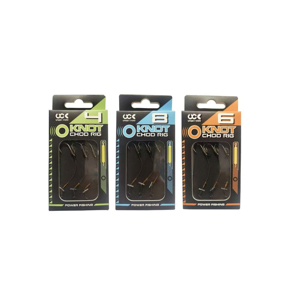 "KNOT" Chod Rigs - No Crimps / Zero Line Damage (Pack of 3)